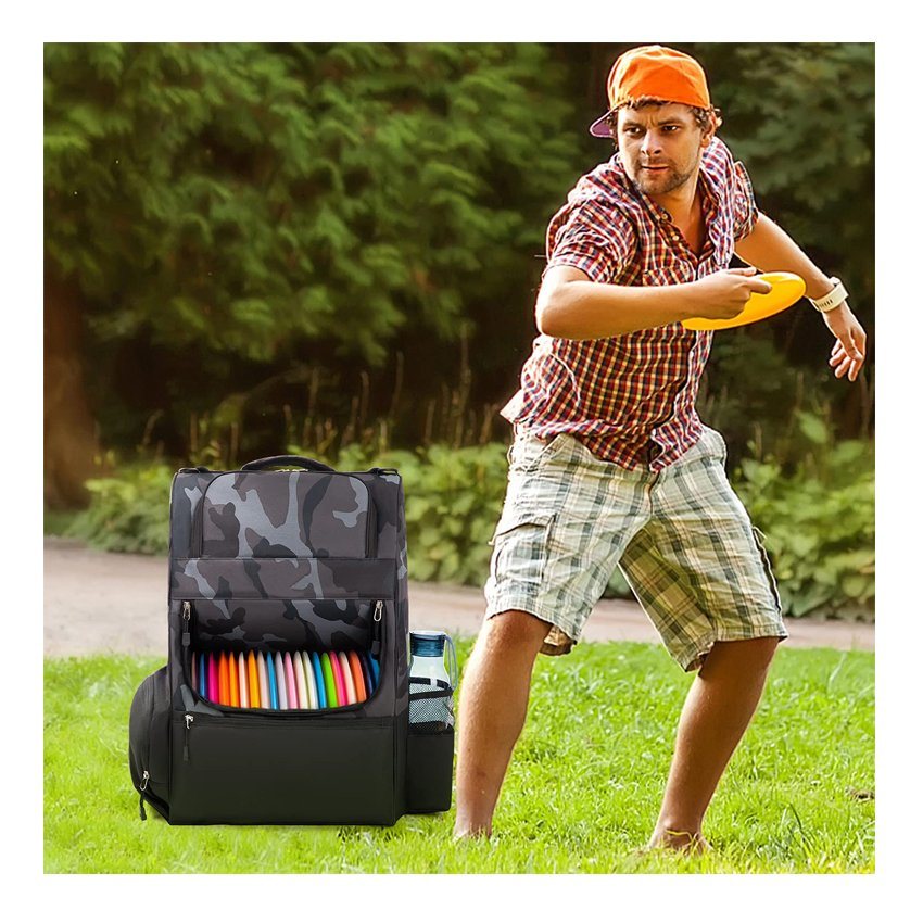 Stilvolle Golftasche Funktionelle Frisbee-Tasche Faltbare Disc-Golftasche