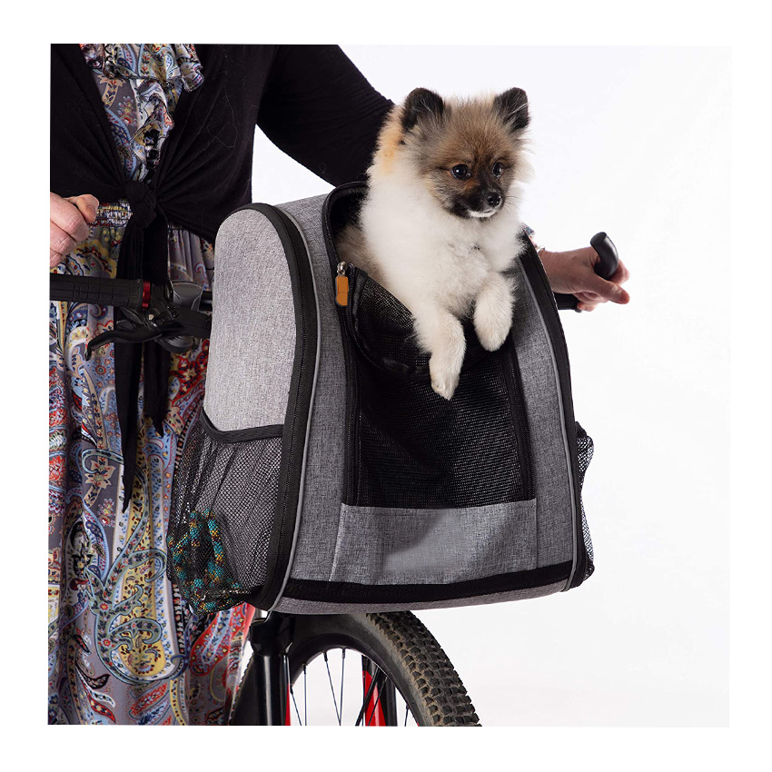 Pet Products Reise-Fahrradrucksack für Haustiere, tragbare Haustier-Fahrradtasche, Hundekäfig