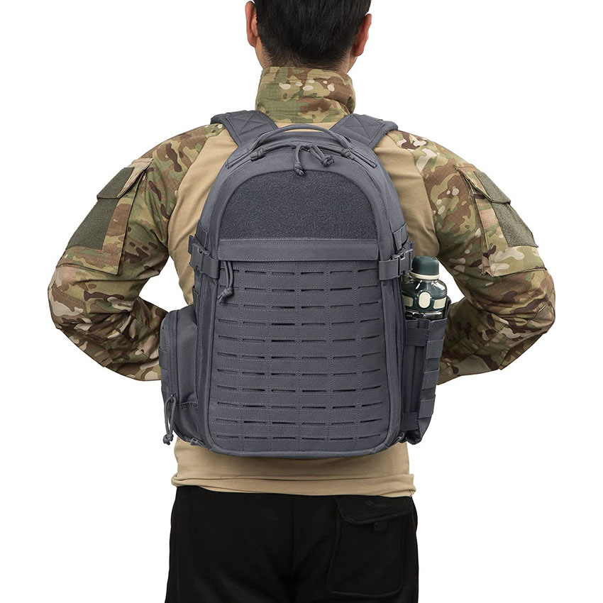 Military Style 35L Taktischer Rucksack Gym für Männer Molle Rucksack Kleine Bug Out Bag 24 Stunden Assault EDC Pack School Daypack Motorrad Rucksack Tasche