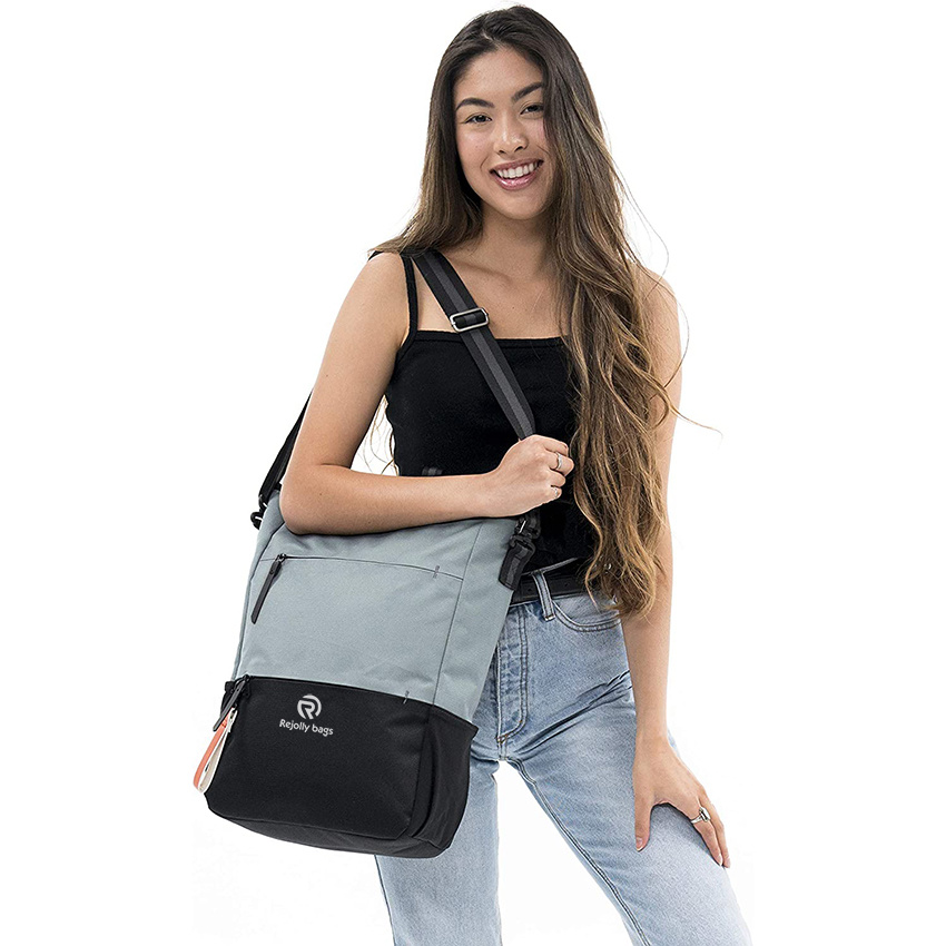 Reiserucksack, Geldbörse, College-Laptop, recyceltes Nylon, Crossbody-Taschen für Frauen, passend für 15-Zoll-Laptop-Einkaufstasche