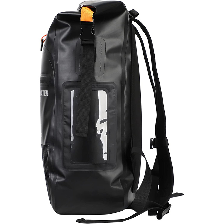 Dry Bag Wasserdichter Rucksack mit Handytasche 25L für Kajak, Camping, Wandern, Paddleboarding, Bootfahren, Strandsegeln, schwimmend, Rolltop, leicht