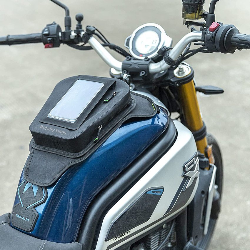 Magnetisch mit Riemen Wasserdichte Touchscreen-Handytasche für Handys bis zu 6,0 Zoll Motorrad-Reisetasche