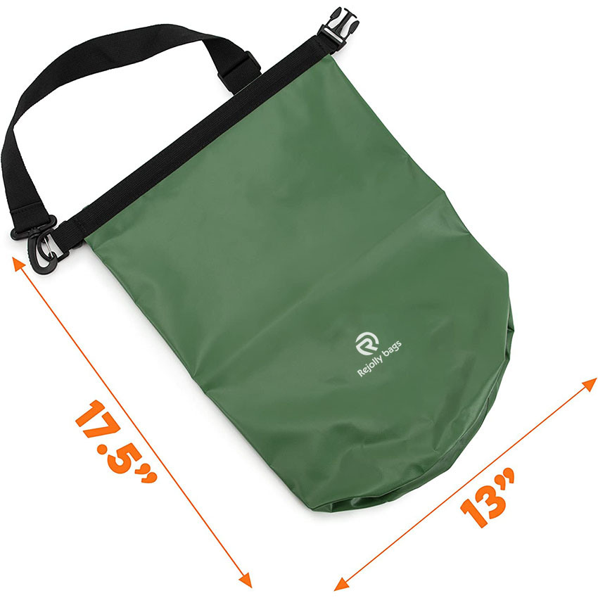 Wasserdichter Dry Bag IP 66 Leichter Rolltop-Sack mit verstellbaren Riemen, 10-l-Tasche