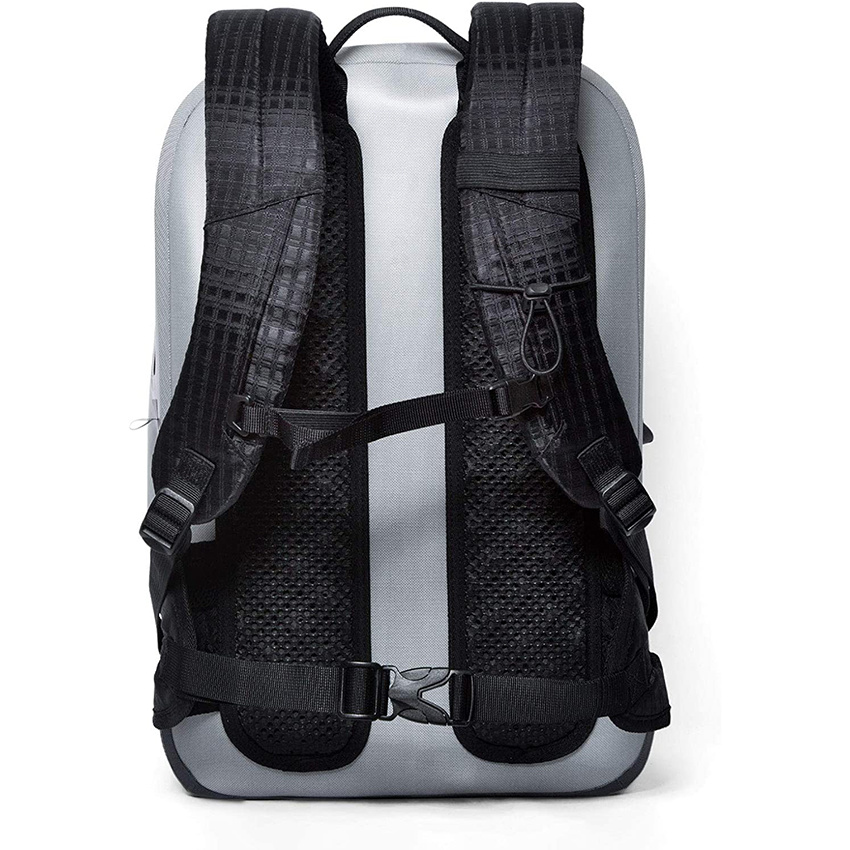 Wasserdichter Rucksack, TPU-beschichtet, strapazierfähiges Nylon, leicht, verstellbare Träger, Unisex-Tasche für Pendler, Radfahren, Wandern, College, große Kapazität