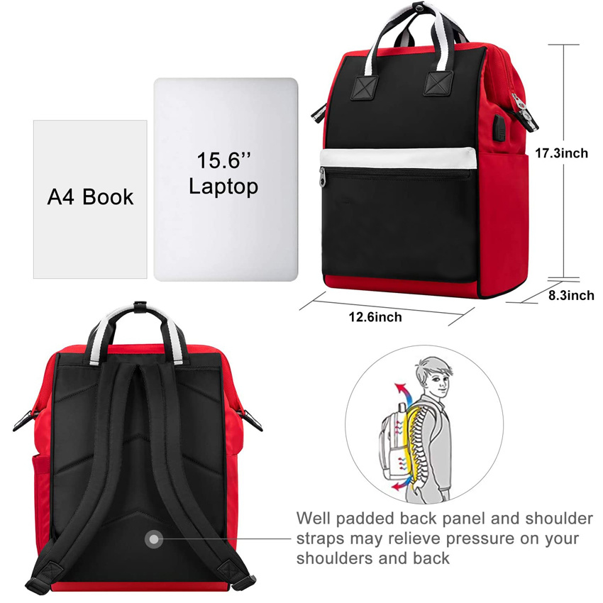 Laptop-Rucksack für Frauen Beste Computer-Rucksack-Tasche für Schule, College, Reisetaschen