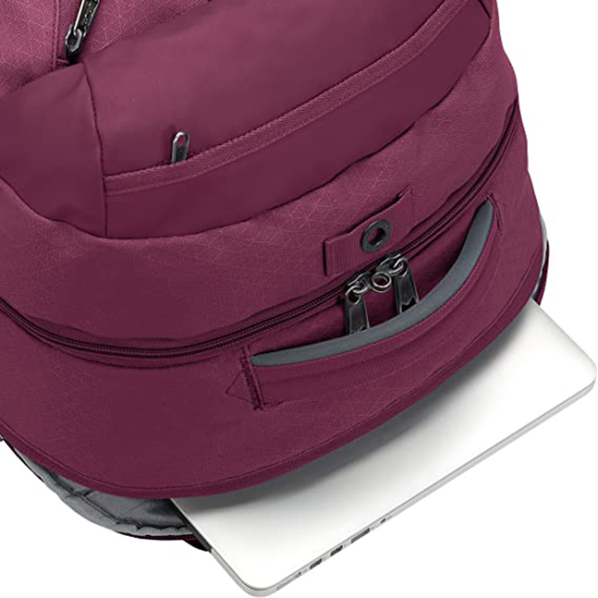 Große Kapazität Reiserucksack Mode Sporttasche Lila Outdoor-Tasche für Frauen