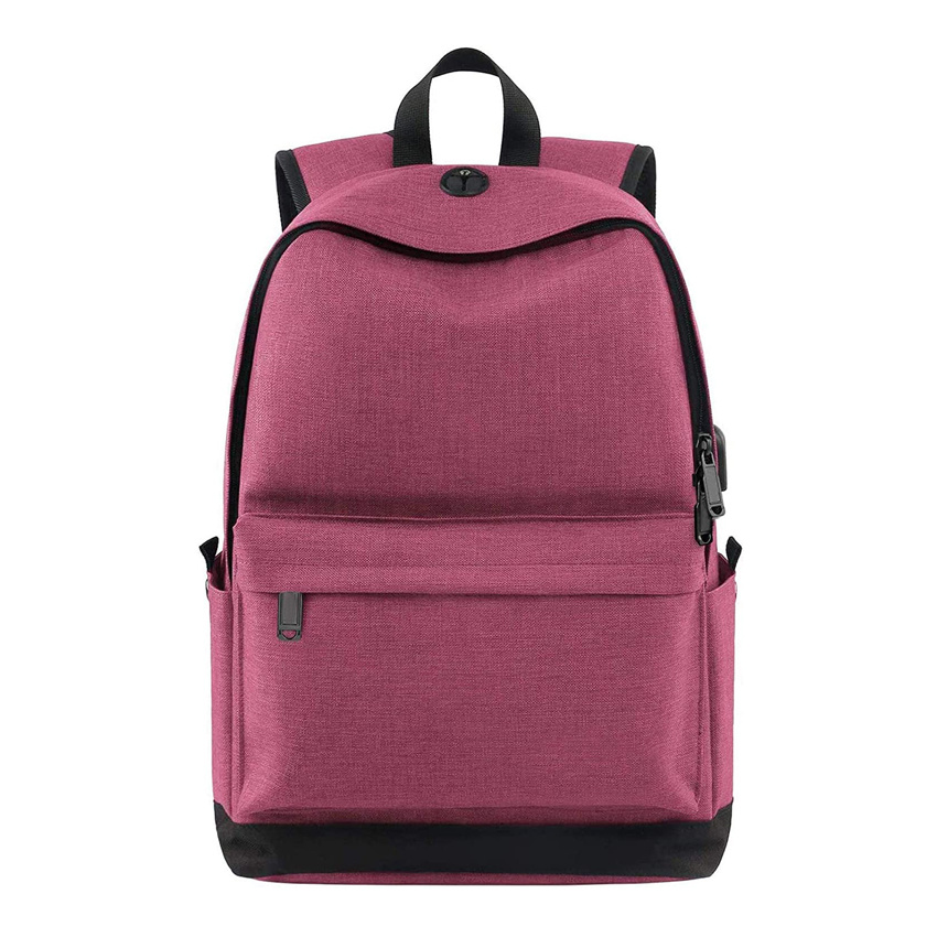 Langlebiger Schul-Laptop-Rucksack mit USB-Ladeanschluss Reise-College-Tasche Wasserdichte College-Computer-Tasche