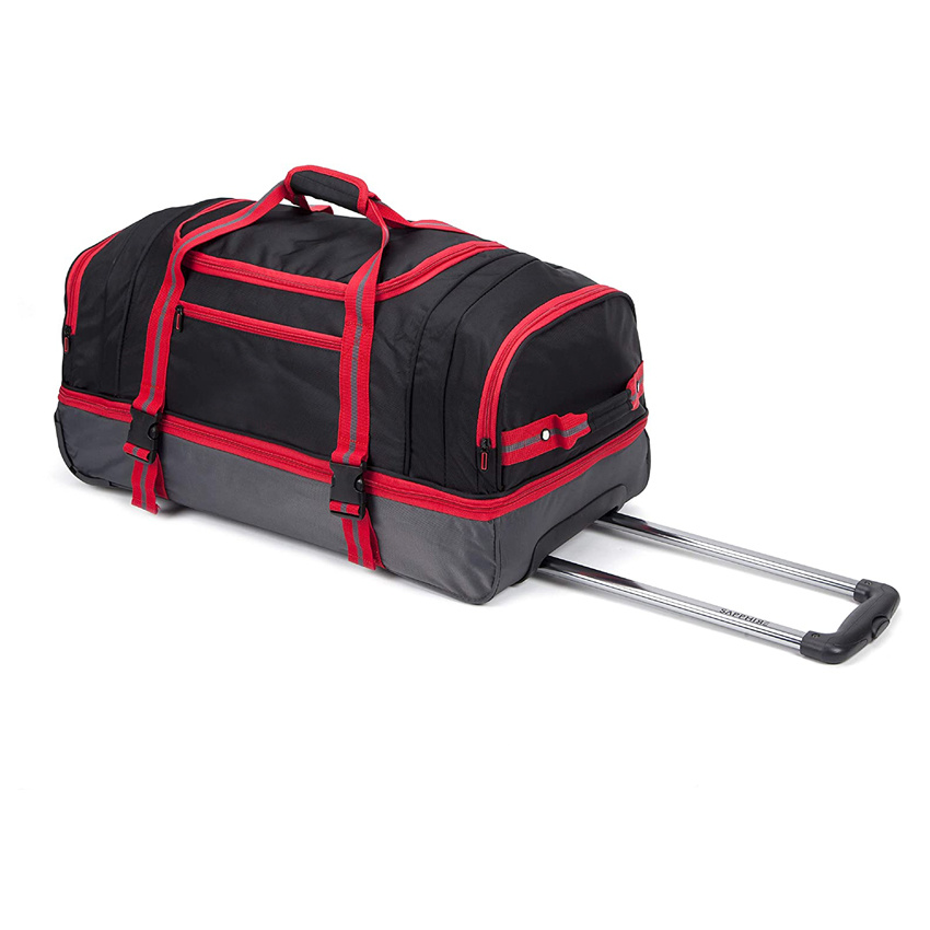 Trolley-Reisetasche mit Rädern, leichtes Gepäck, Koffer, Reisetasche, Rolltasche, Reisetasche