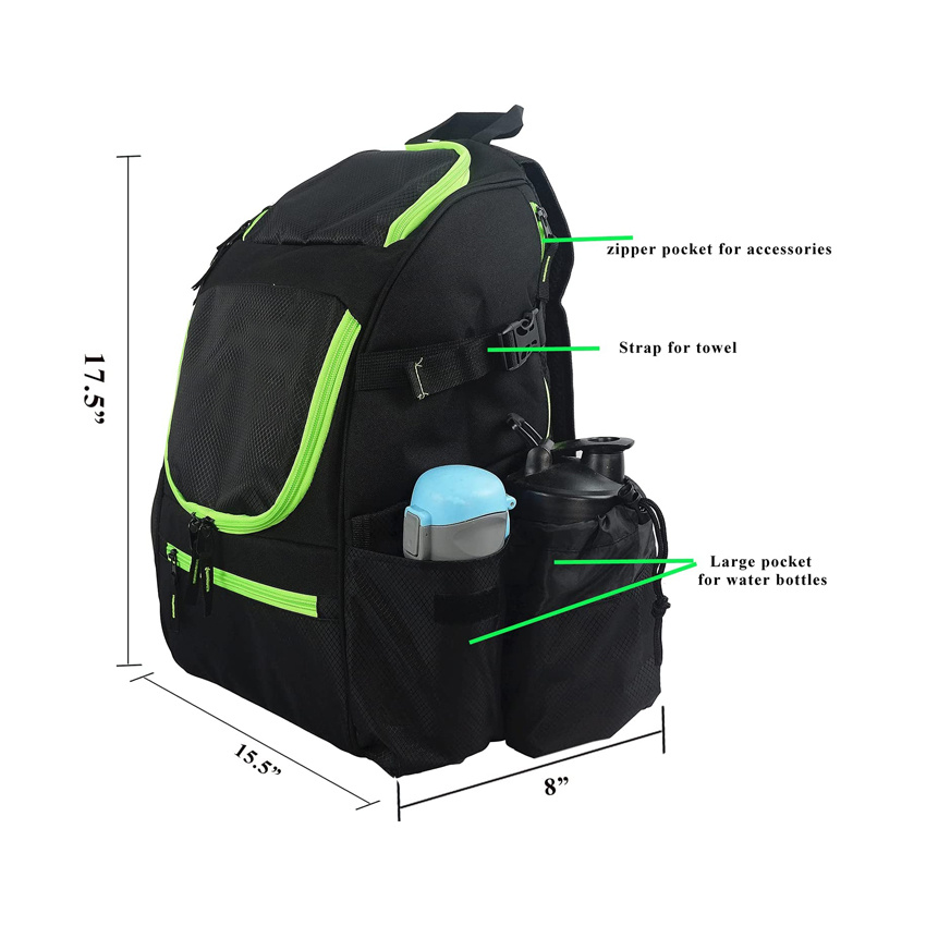 Casual Disc Golf Bag Travel Großhandel Frisbee Golf Bag Toy Flying Saucer Rucksack