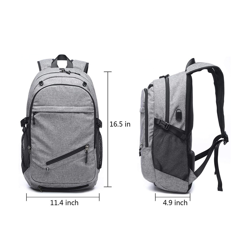 Basketball-Rucksack mit USB-Aufladung, Schultasche, leichter Tagesrucksack für Reisen, Wandern, Radfahren