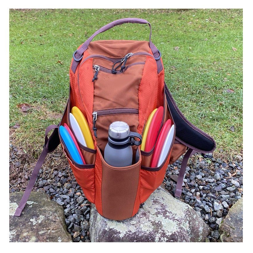 Outdoor-Sport-Rucksack, Disc-Golf-Tasche, Handventilator, Dartscheiben-Tasche