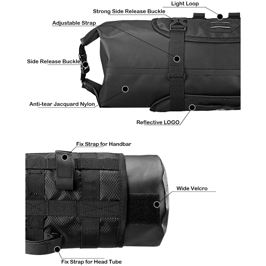 Fahrradtasche Fahrradaufbewahrung Schwanz unter Sitz Lenker Oberrohr Sattel wasserdicht