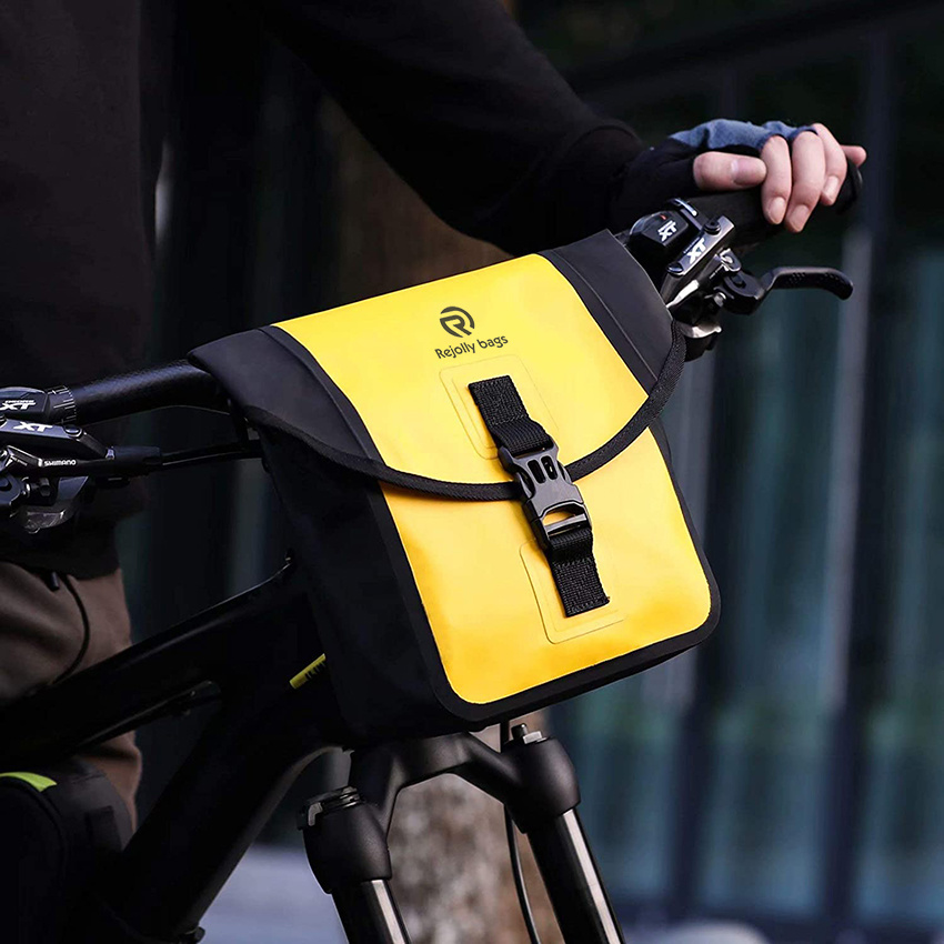 Fahrrad Lenkertasche Wasserdichte Fahrrad Fronttasche E-Scooter Korbtasche für Radfahren Pendeln mit Schultergurt Fahrradtasche