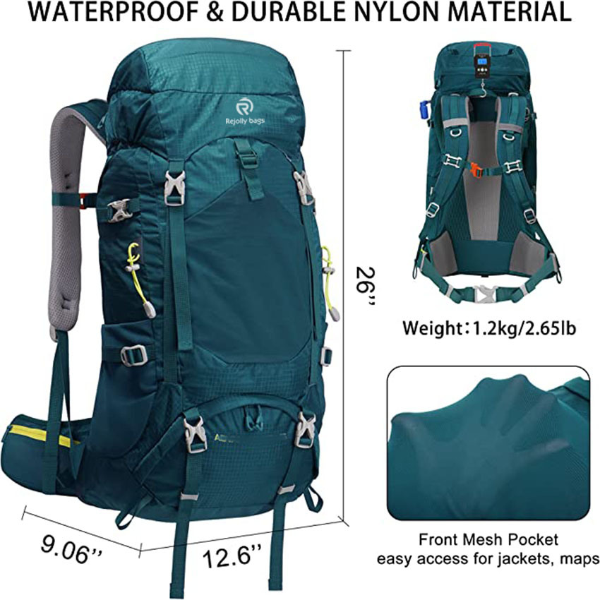 80L Bergsteigen Camping Rucksack für Outdoor-Reisetasche