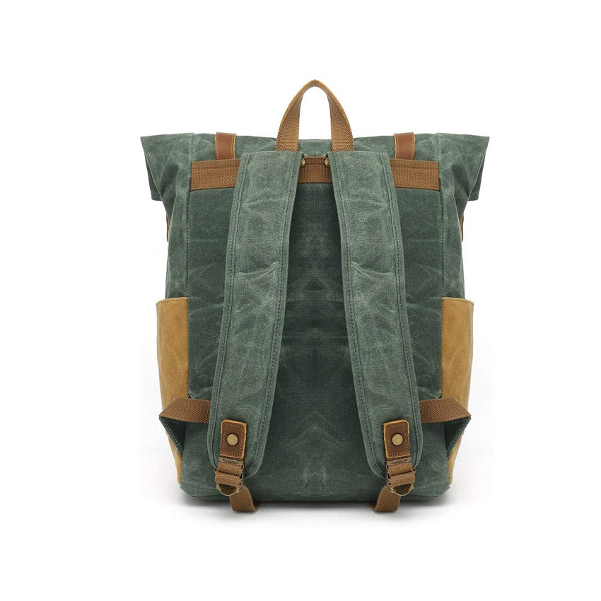 New Urban Fashion Unisex Roll-up-Schulrucksack Heißer Verkauf Roll-up-Verschluss-Rucksack Wasserdichter Laptop-Rucksack