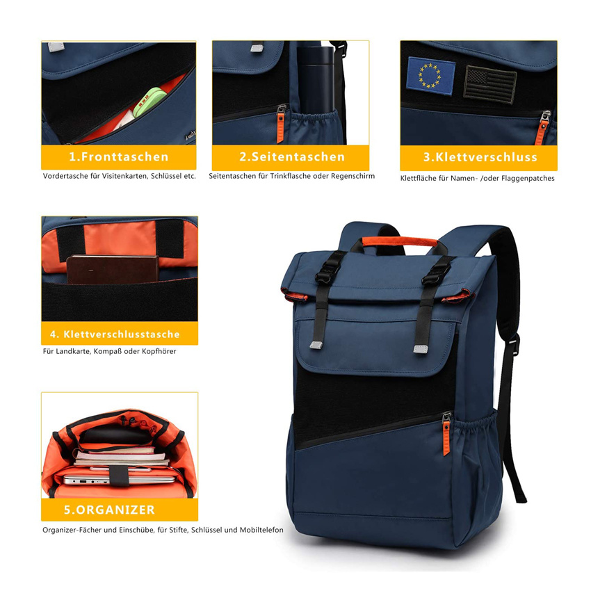 Schultaschen für 14-Zoll-Laptop-Rucksack Lässige Schule Daypack Reiserucksack Tagesrucksäcke