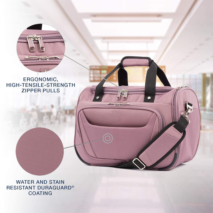 Rosa Reisehandtaschen Duffle Tragetaschen Hochwertige Mode Frauen Gepäcktaschen