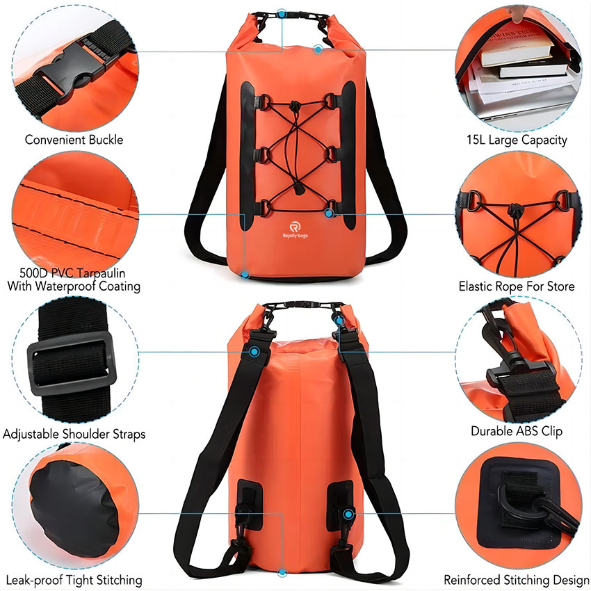 Wasserdichter Floating River Pack für Kanu Kajak Rafting Dry Bag RJ228357