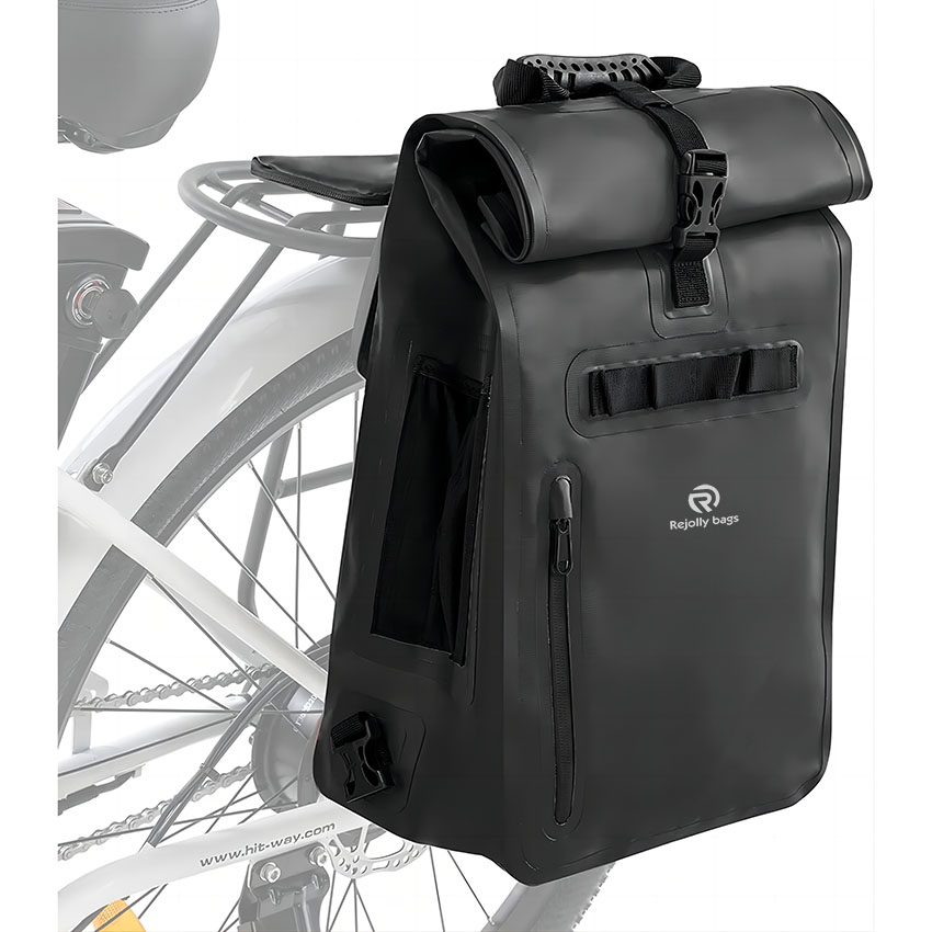 Wasserdichte Fahrradtasche mit großem Fassungsvermögen Dry Bike Rear Seat Trunk Bag RJ228355