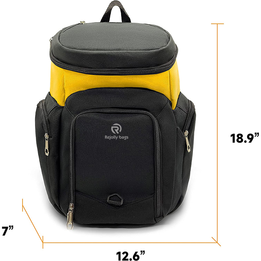 Fußballrucksack 30L für Fußball, Volleyball, Basketball mit Ballfach Balltasche RJ196119