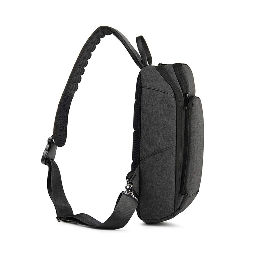 Sling Rucksack Crossbody Schulter Brusttasche mit USB-Ladefunktion Reiserucksack Sling Bag