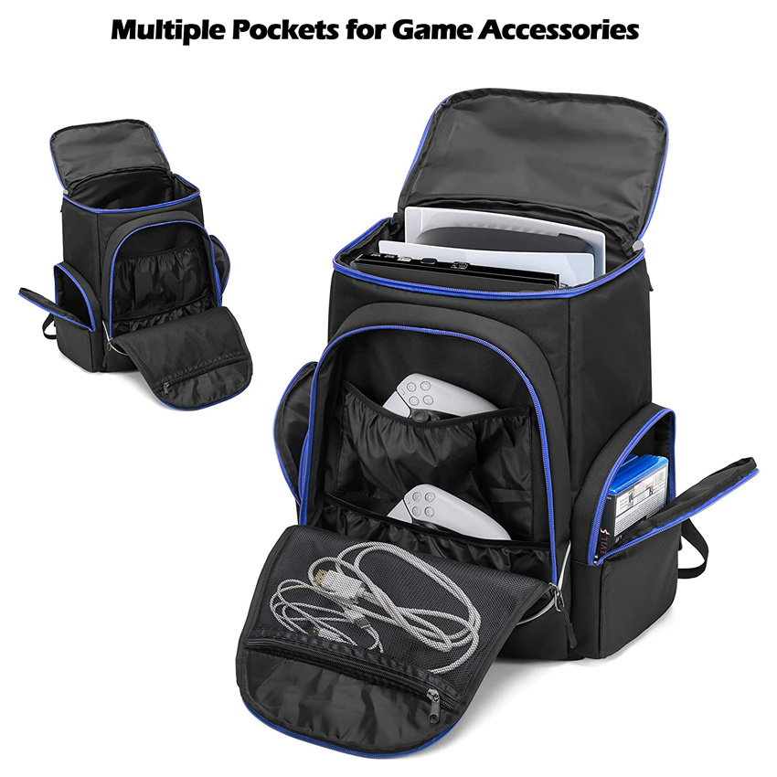 Gaming-Konsolen-Rucksack, kompatibel mit PS5/PS4/PS4 PRO/PS4 Slim/xBox One/xBox One X/xBox One S