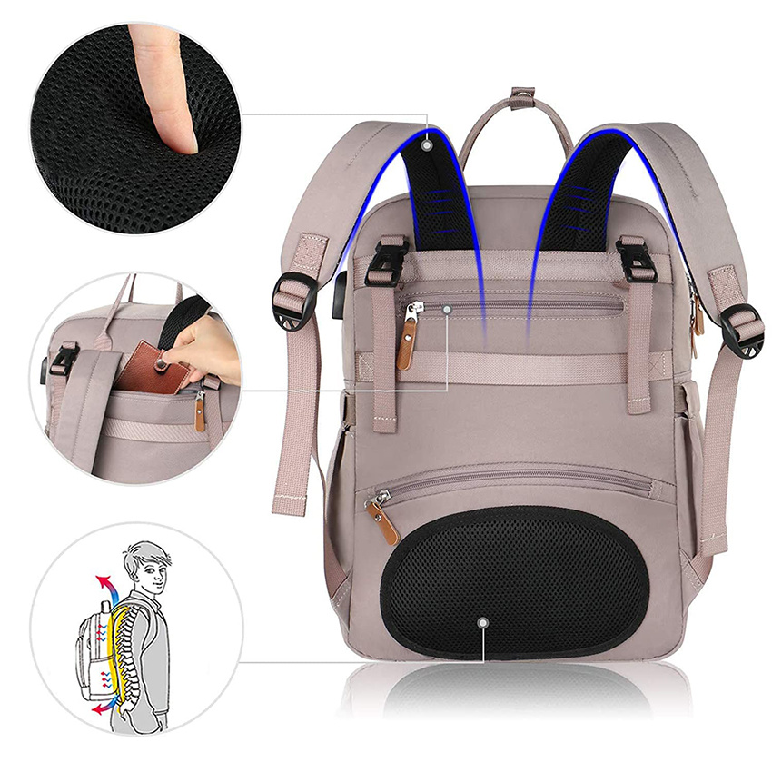 Windeltaschen für Mama und Papa, Mutterschaftswindeltasche für Mädchen, große Kapazität, wasserdichte Tasche mit USB-Ladeanschluss, isolierte Taschen, Wickelunterlage, Kinderwagen St