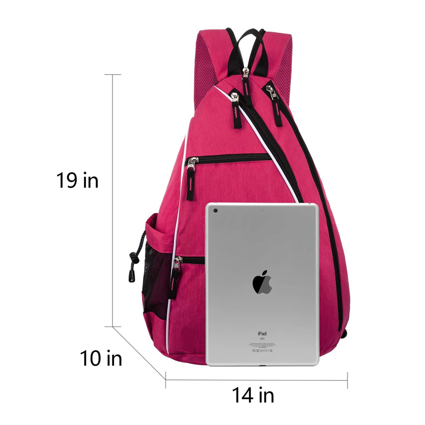 Leichte Damen Pink Bag Racketball Travel Tennis Bag Fashion Sport Gym Bag