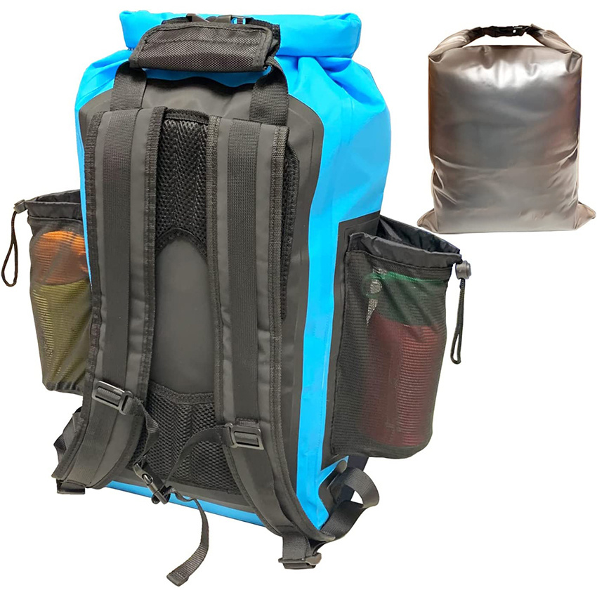 Wasserdichter Rucksack-Verschlussbehälter 35L Dry Bag mit nassem Tuch für Kajakfahren, Paddeln, Bootfahren, Segeln, Reisen, Camping, Radfahren