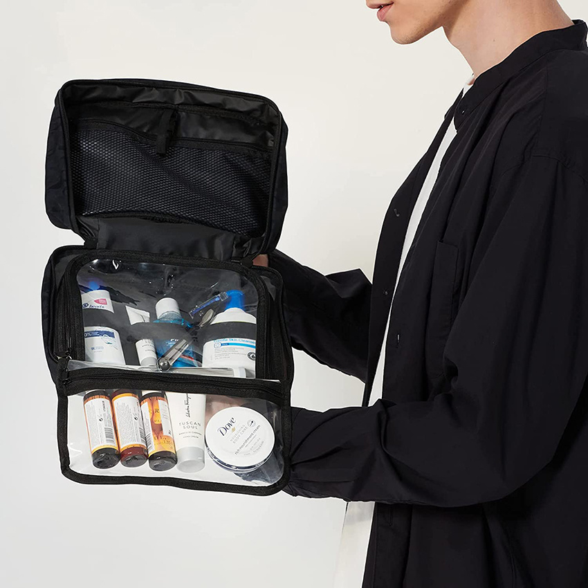 Große Kulturtasche für Frauen und Männer, hängende Reise-Make-up-Kosmetik-Kulturtasche