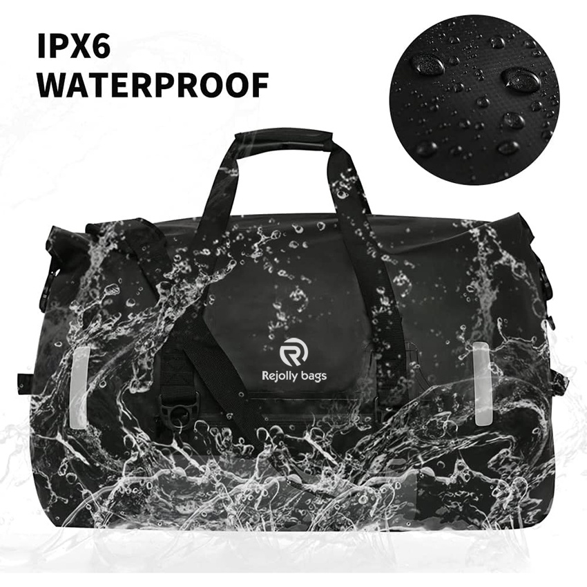 Wasserdichter Duffel 60L extra große, strapazierfähige Tasche mit strapazierfähigen Riemen und Griffen für Kajak, Paddleboarding, Bootfahren, Dry Bag