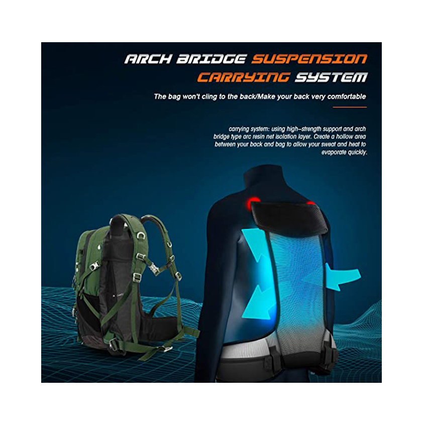 Wasserdichte Reisetaschen Wandern Bergtasche Outdoor Wandern Camping Reiserucksack